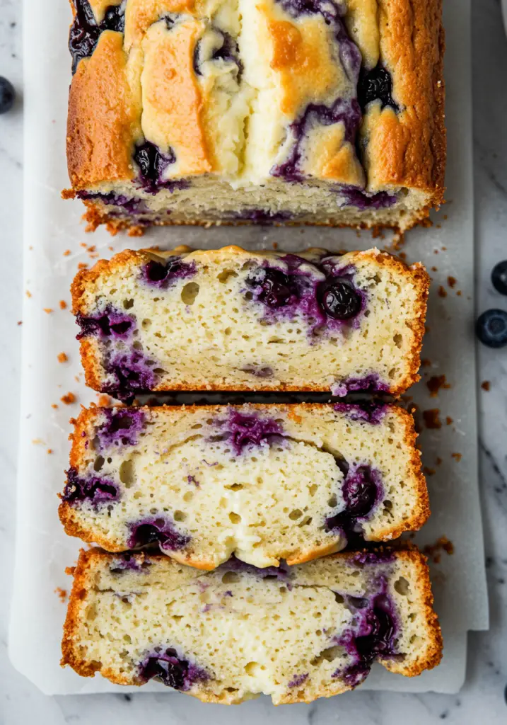 Blueberry Cream Cheese Bread