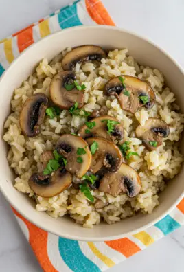 Garlic Butter & Mushroom Rice