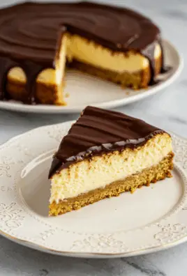 Boston Cream Pie Cheesecake