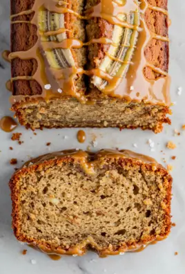 Salted Caramel Banana Bread