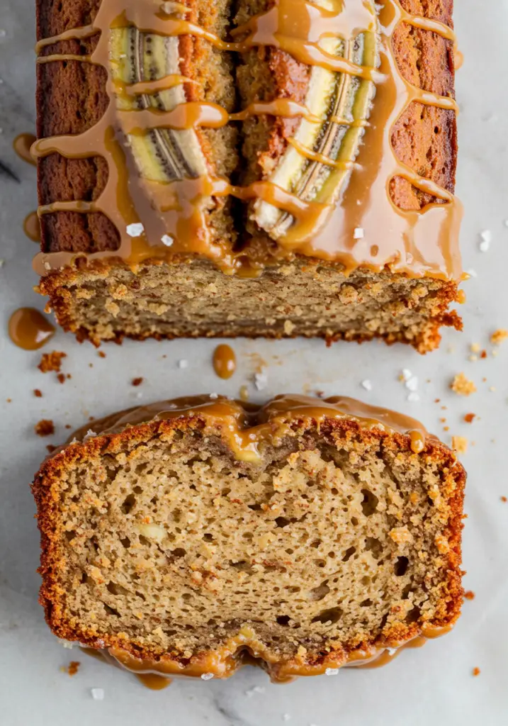 Salted Caramel Banana Bread