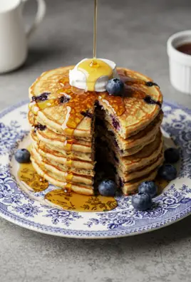 Buttermilk Blueberry Pancakes