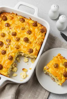 Easy Turkey Sausage and Egg Casserole