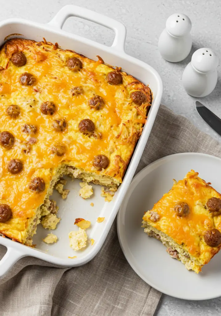 Easy Turkey Sausage and Egg Casserole