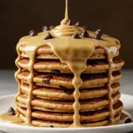 Coffee Pancakes with Chocolate Chips