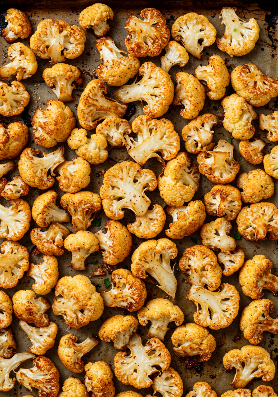 Healthy Crispy Baked Cauliflower