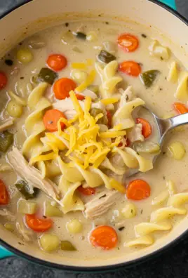 Crack Chicken Noodle Soup