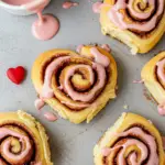 Valentine’s Day Cinnamon Rolls