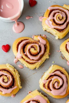Valentine’s Day Cinnamon Rolls