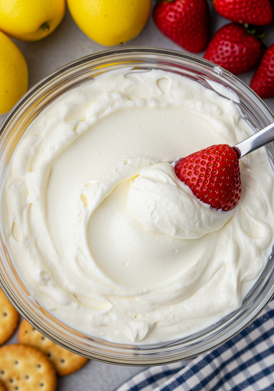 Easy Cream Cheese Fruit Dip