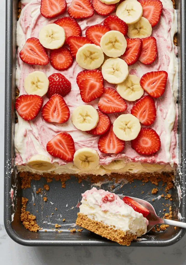 Strawberry Banana Pudding
