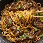 Sticky Beef Noodles