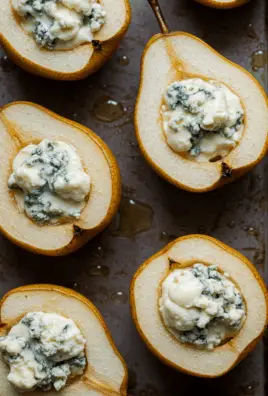 Elegant Blue Cheese Stuffed Pears