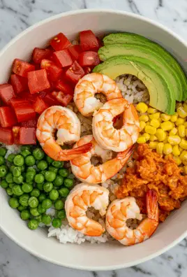 Tropical Shrimp Rice Bowl