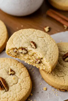 Butter Pecan Shortbread Cookies