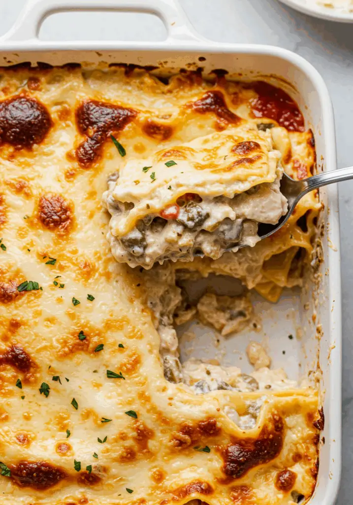 Chicken Alfredo Lasagna