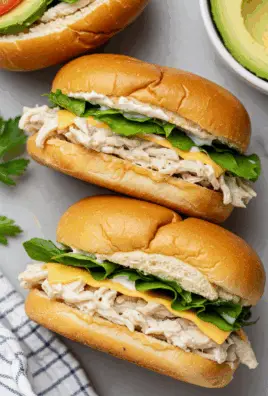Crock-Pot Ranch Chicken Sandwiches