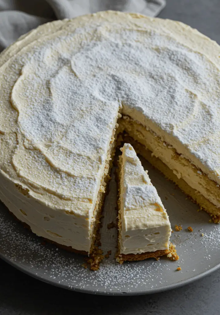 Snowy Bavarian Bliss Cake