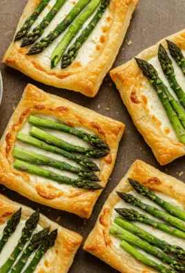 Asparagus Puff Pastry Tarts