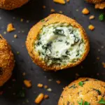 Fried Spinach & Artichoke Dip Balls