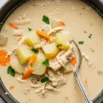 Crockpot Creamy Chicken and Potato Soup