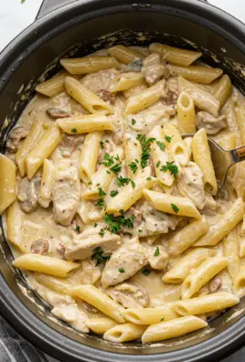 Crockpot Olive Garden Chicken Pasta