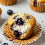 Blueberry Cottage Cheese Muffins