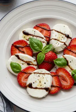 Balsamic Strawberry Caprese
