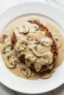 Meatloaf with Mushroom Gravy