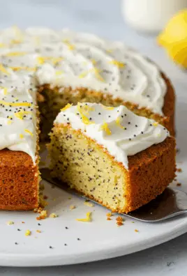 Moist Lemon Poppy Seed Cake