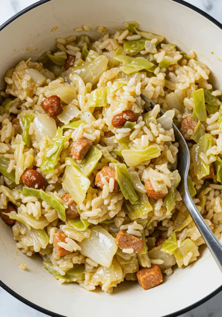 Greek Rice with Cabbage (Lahanorizo)
