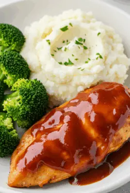 Slow Cooker Apple Butter Glazed Chicken