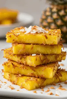 Fried Pineapple with Coconut Crust