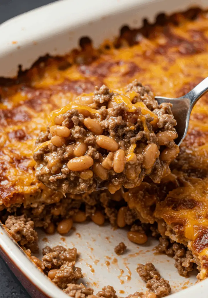 Ground Beef & Baked Bean Casserole