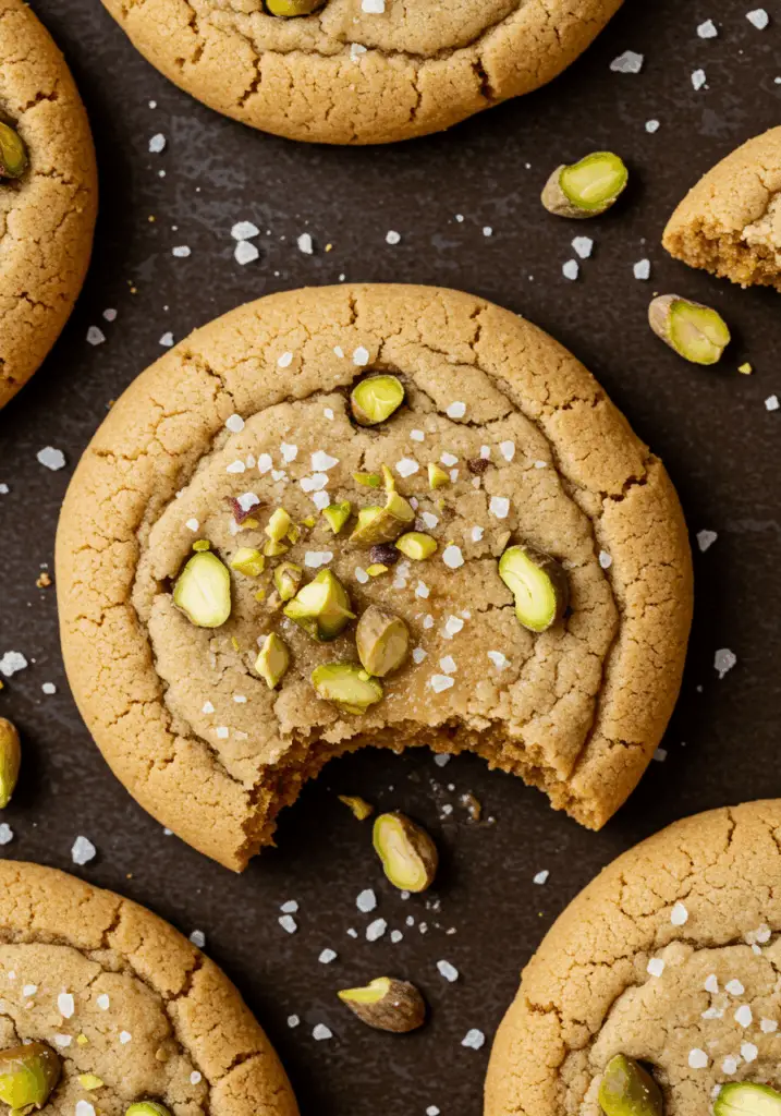 Salted Honey Pistachio Cookies
