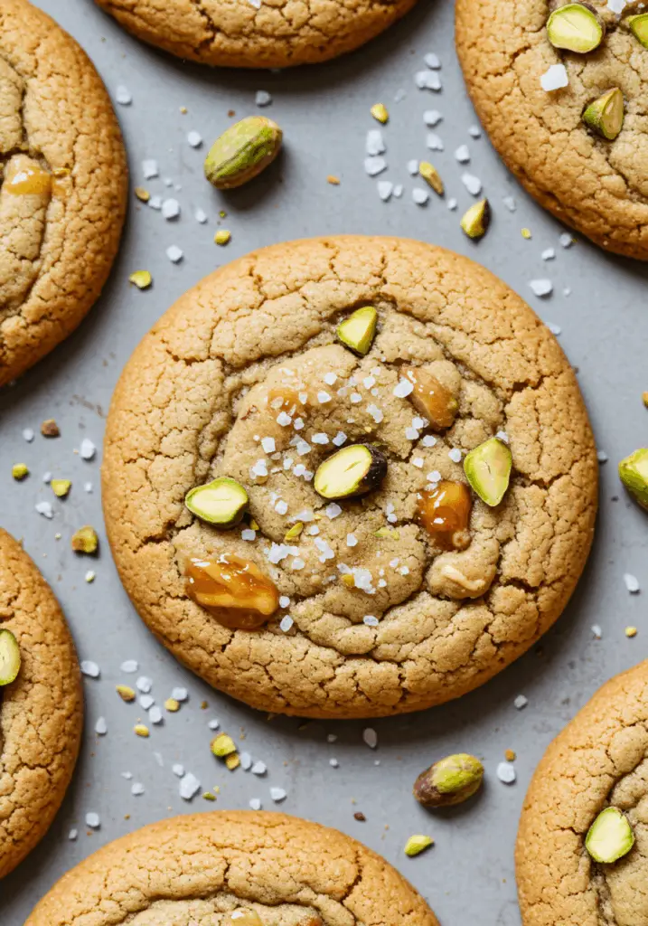 Salted Honey Pistachio Cookies