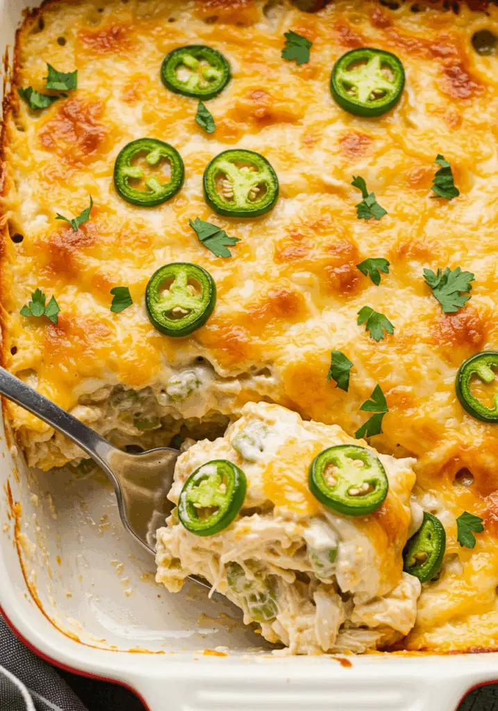 Jalapeno Popper Chicken Casserole