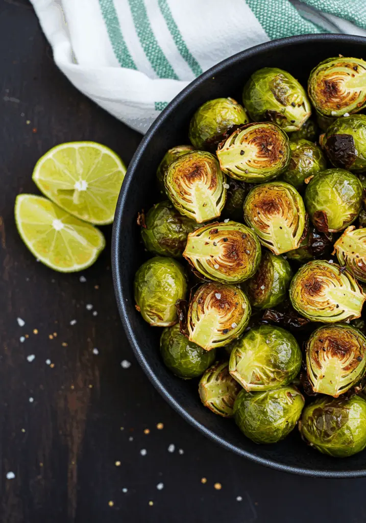 Sweet Chili Air Fryer Brussels Sprouts