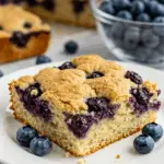 Healthy Yogurt Oat Blueberry Breakfast Cake