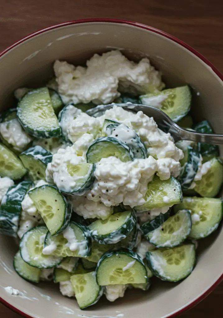 Cottage Cheese and Cucumber Salad
