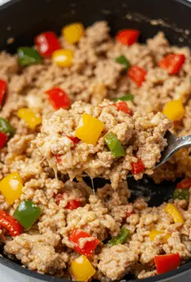 Ground Turkey and Peppers