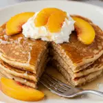Cinnamon Peach Pancakes