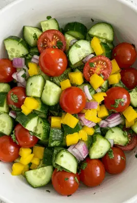 Cucumber Sweet Pepper Salad