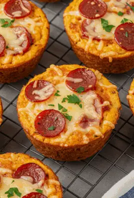 Keto Carnivore Pizza Muffins