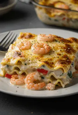 Seafood Lasagna with Shrimp & Crab