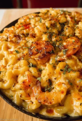 Cajun Shrimp and Crab Mac and Cheese