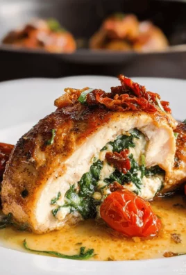 Chicken with Sundried Tomatoes and Spinach