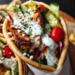 Easy Chicken Gyros & Tzatziki Sauce