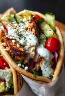 Easy Chicken Gyros & Tzatziki Sauce