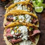 Grilled Elote Steak Tacos
